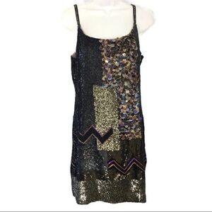 NWT All Saints Spitafields Full Sequin Dress